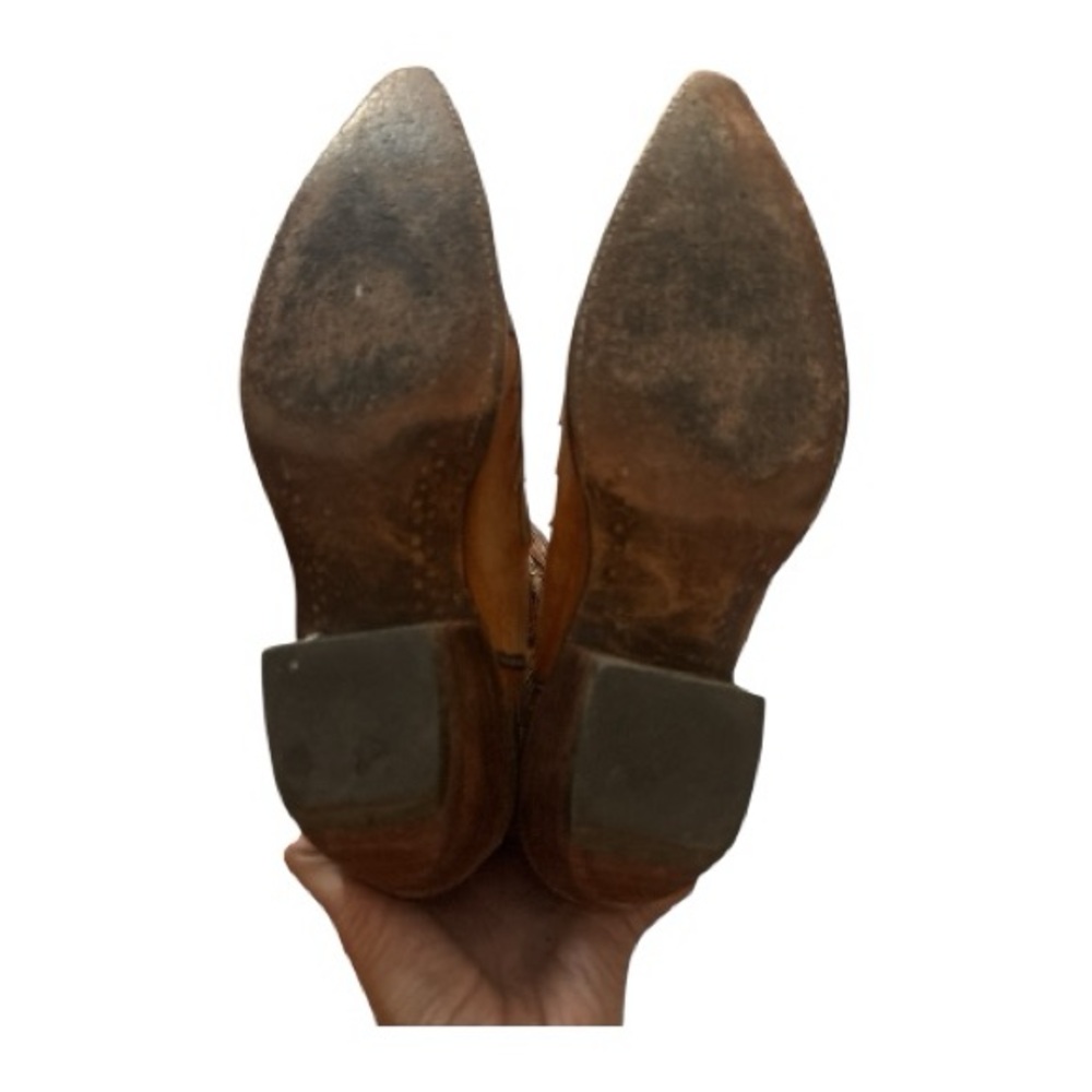 ❤️ Lucchese Classics Women’s Brown Western Cowboy Boots w/ Embroidered Design ❤️ - Picture 8 of 13